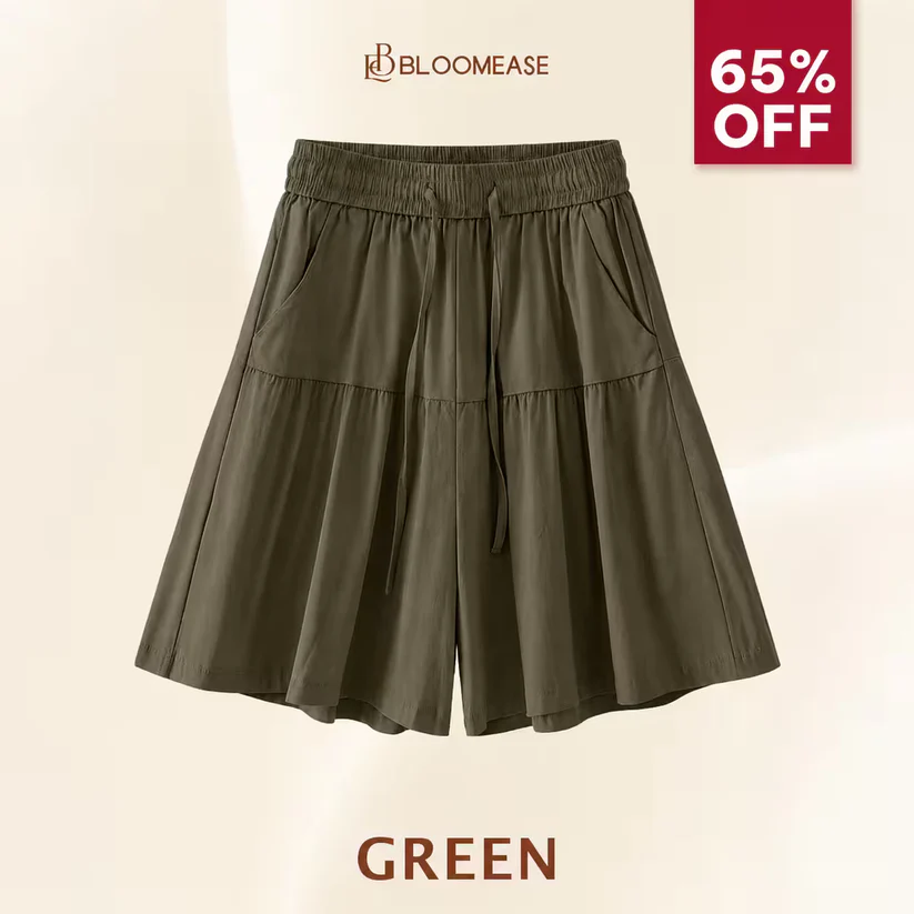 Bloomease - Flowy Skort Shorts for Senior Womens